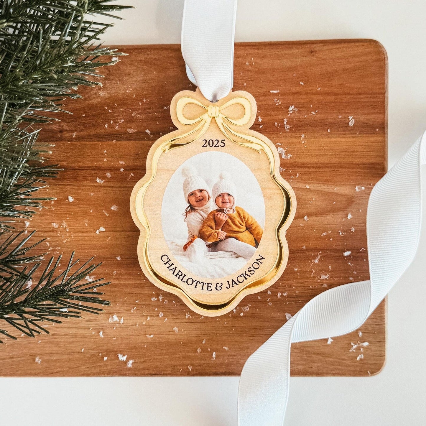 Custom Photo Christmas Ornament, Picture Christmas Ornament, Personalized 2026 Ornament