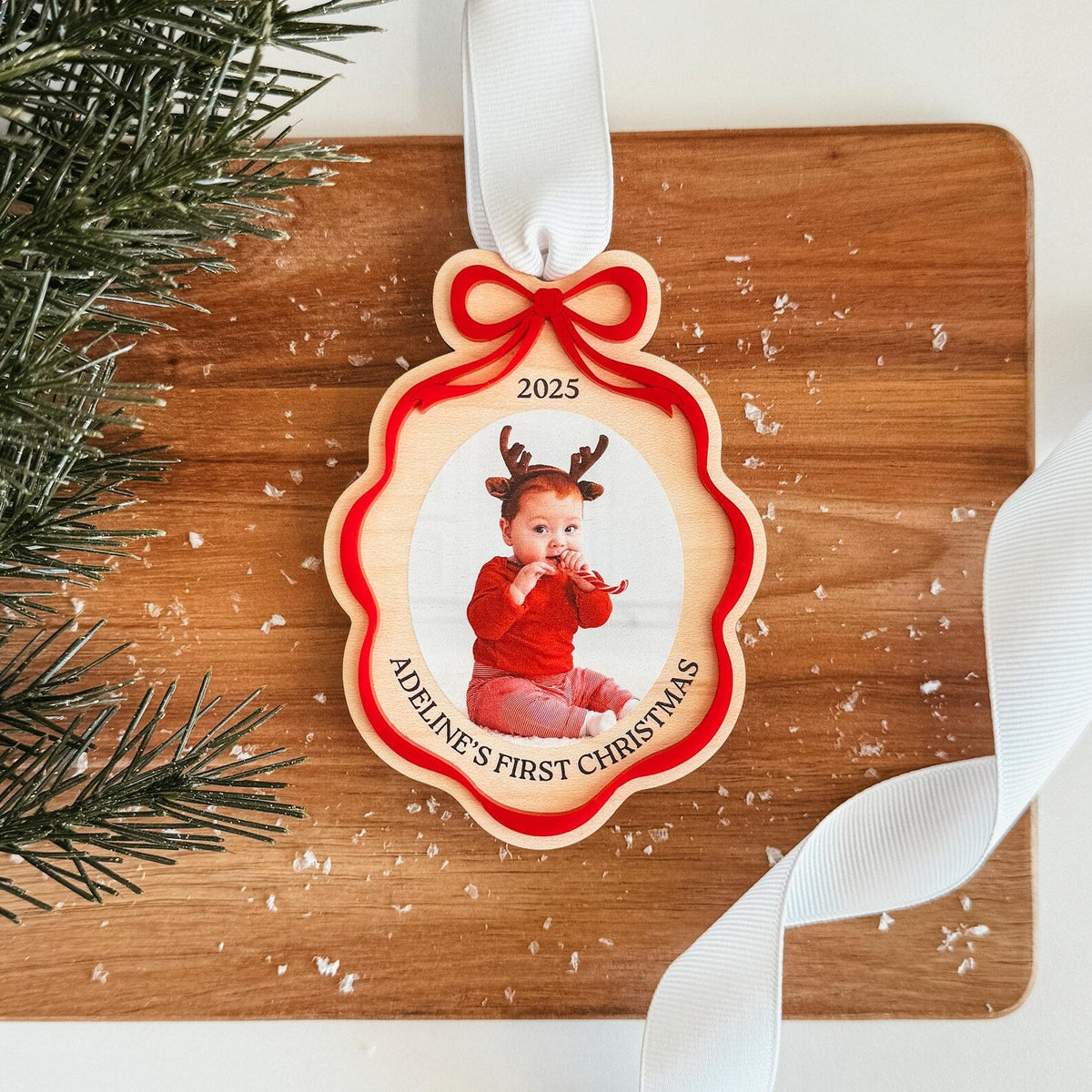 Custom Photo Christmas Ornament, Picture Christmas Ornament, Personalized 2026 Ornament