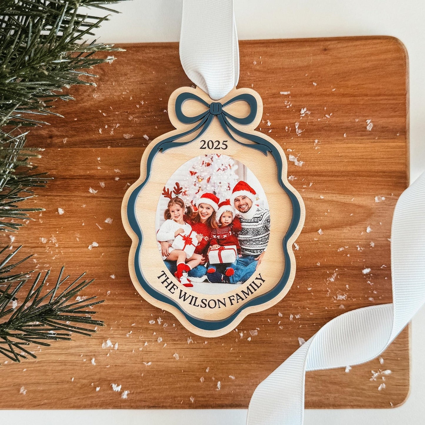 Custom Photo Christmas Ornament, Picture Christmas Ornament, Personalized 2026 Ornament