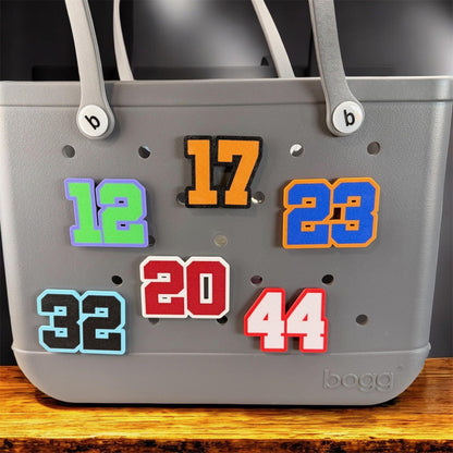 Sports Number Bogg Bag Charms – Bogg Bag Bits