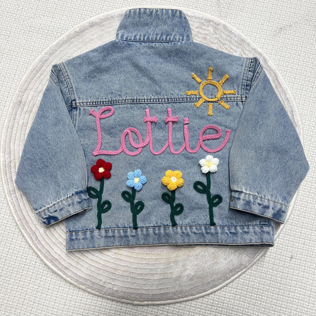 Personalized Name Denim Jacket: Custom Toddler Baby Jean Jacket Gift For Kids