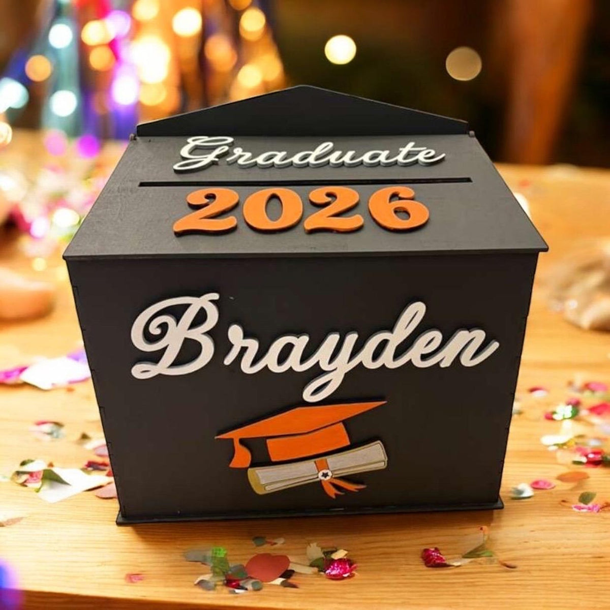 Personalized Graduation Card Box 2026: Keepsake Gift