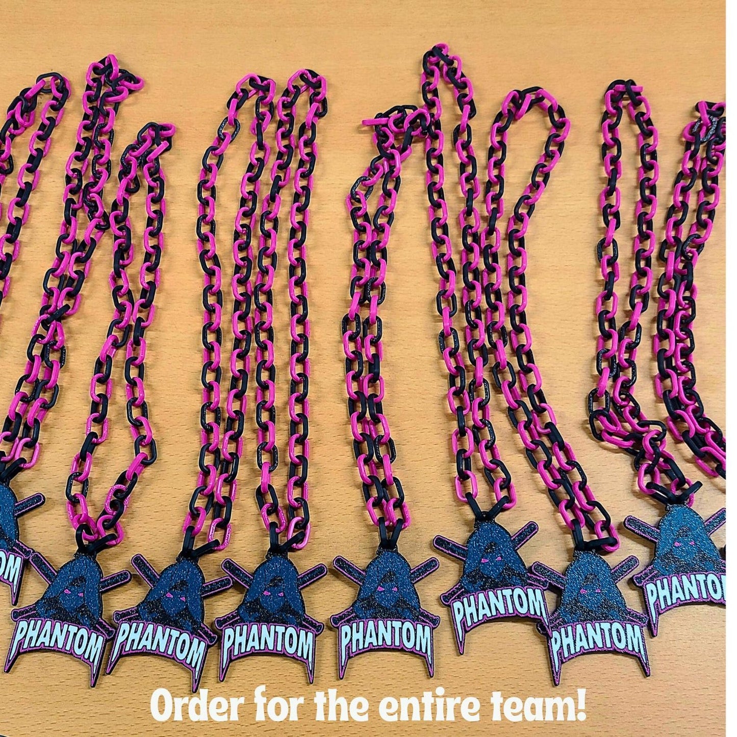 Mini Logo/Hype Chain |  Custom Logo Necklace | Team Gift, Player of the Game,