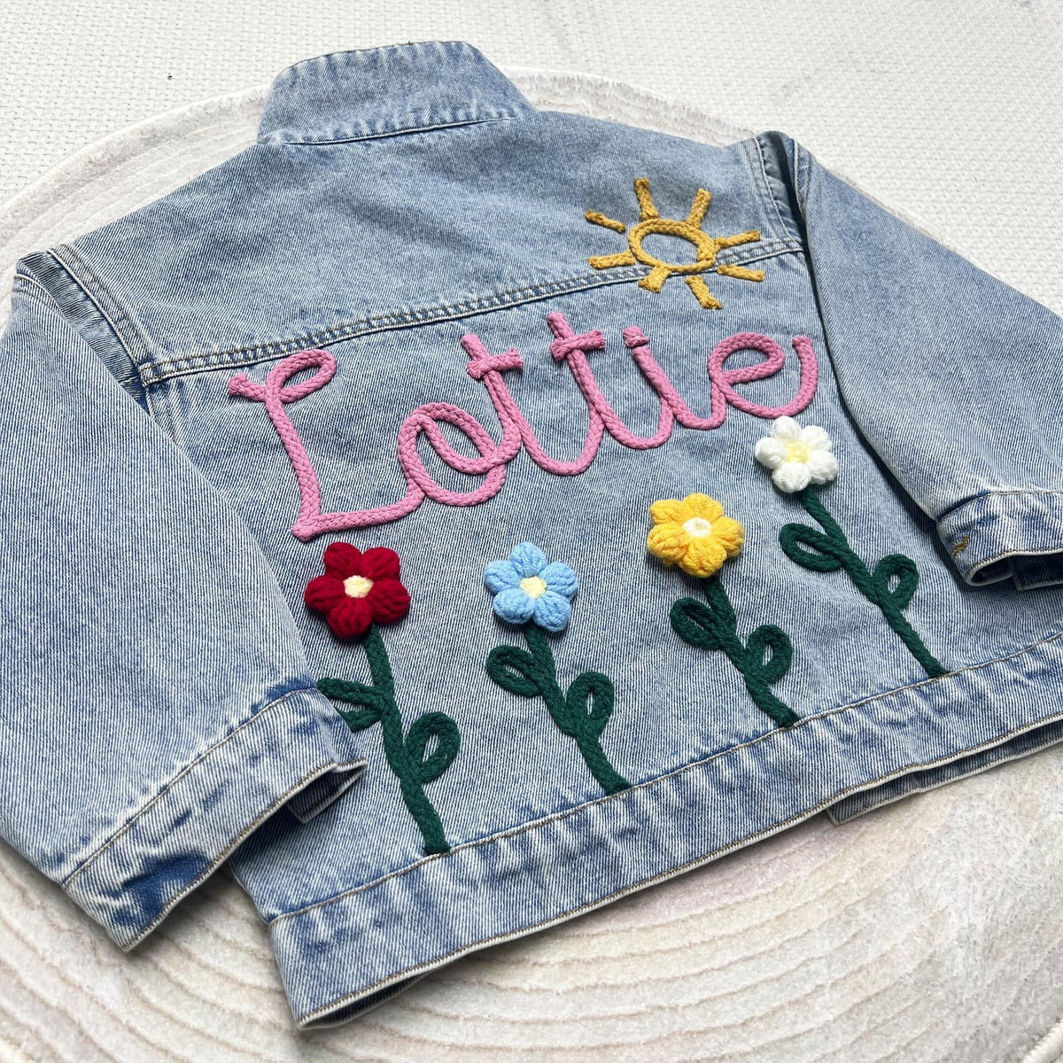 Personalized Name Denim Jacket: Custom Toddler Baby Jean Jacket Gift For Kids