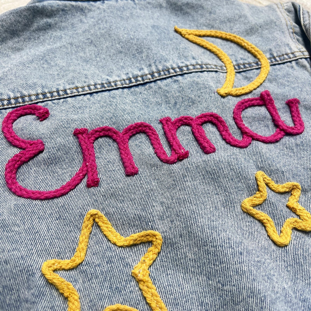 Personalized Name Denim Jacket: Custom Toddler Baby Jean Jacket Gift For Kids