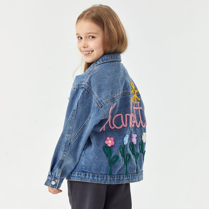 Personalized Name Denim Jacket: Custom Toddler Baby Jean Jacket Gift For Kids