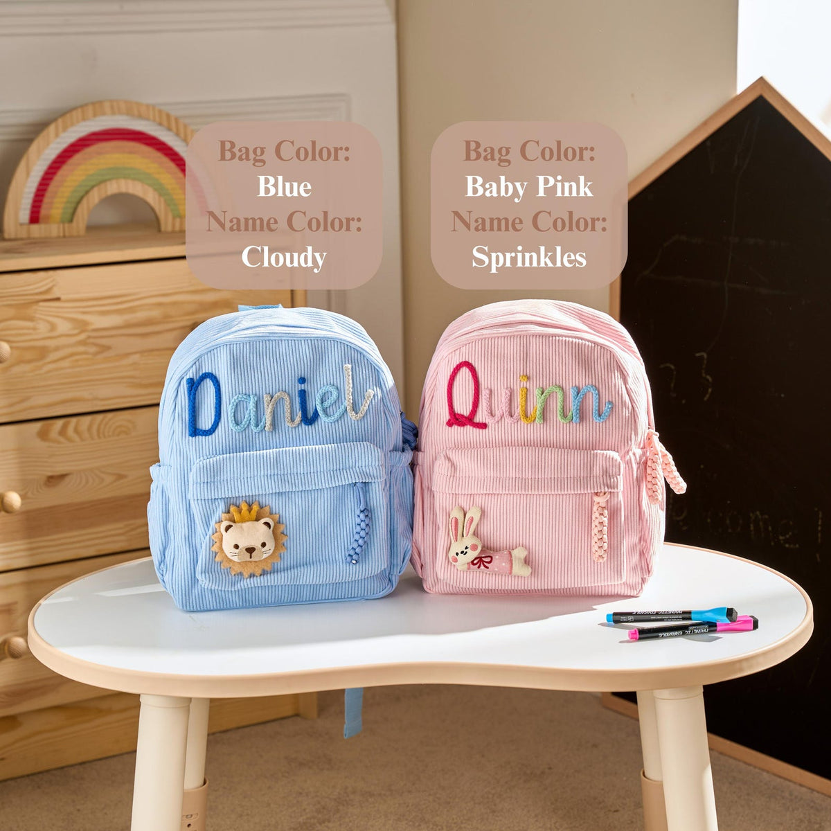 Personalized Toddler Backpack Kindergarten Gift