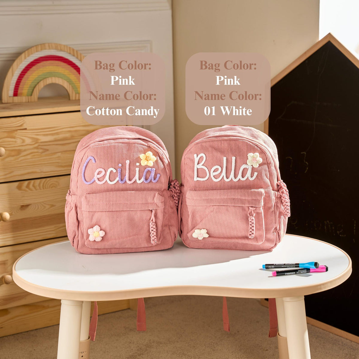 Personalized Toddler Backpack Kindergarten Gift