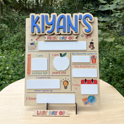 Custom First Day Of School Sign| Last Day of School Sign| 1st Day of School Board