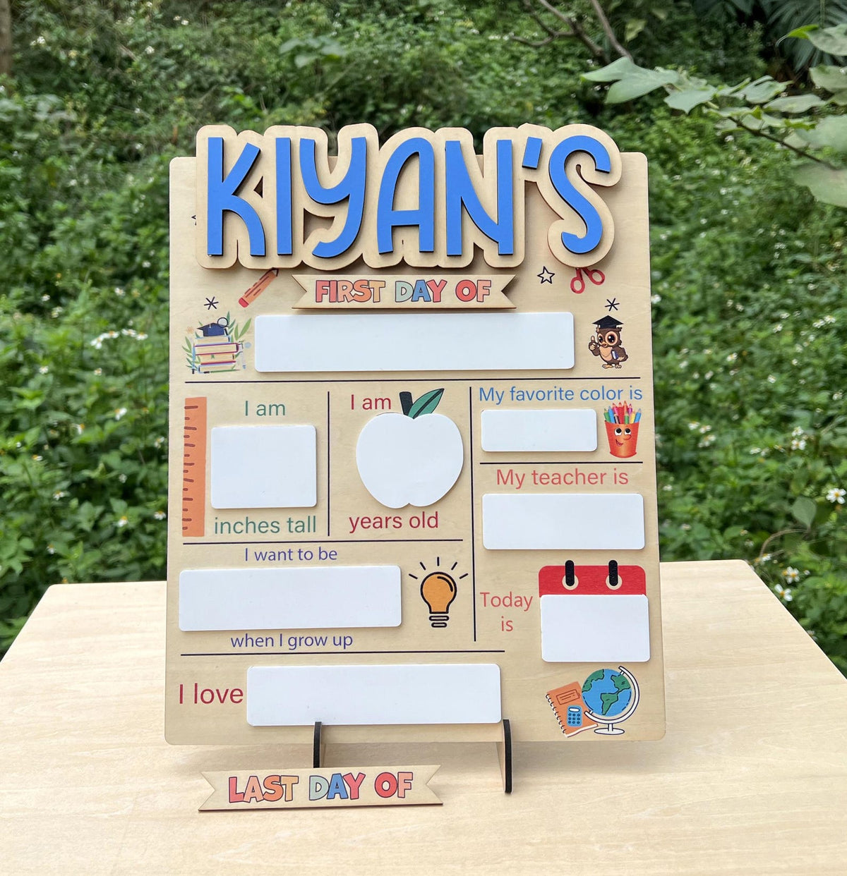 Custom First Day Of School Sign| Last Day of School Sign| 1st Day of School Board