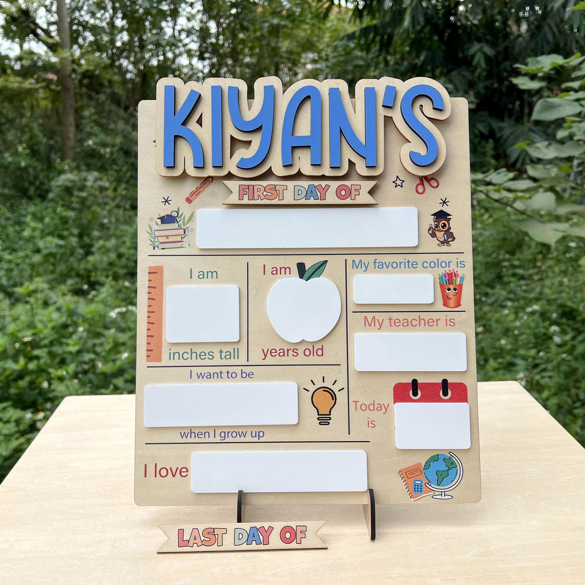 Custom First Day Of School Sign| Last Day of School Sign| 1st Day of School Board