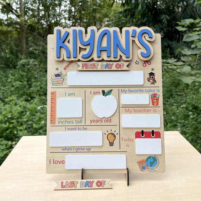 Custom First Day Of School Sign| Last Day of School Sign| 1st Day of School Board