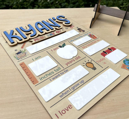 Custom First Day Of School Sign| Last Day of School Sign| 1st Day of School Board