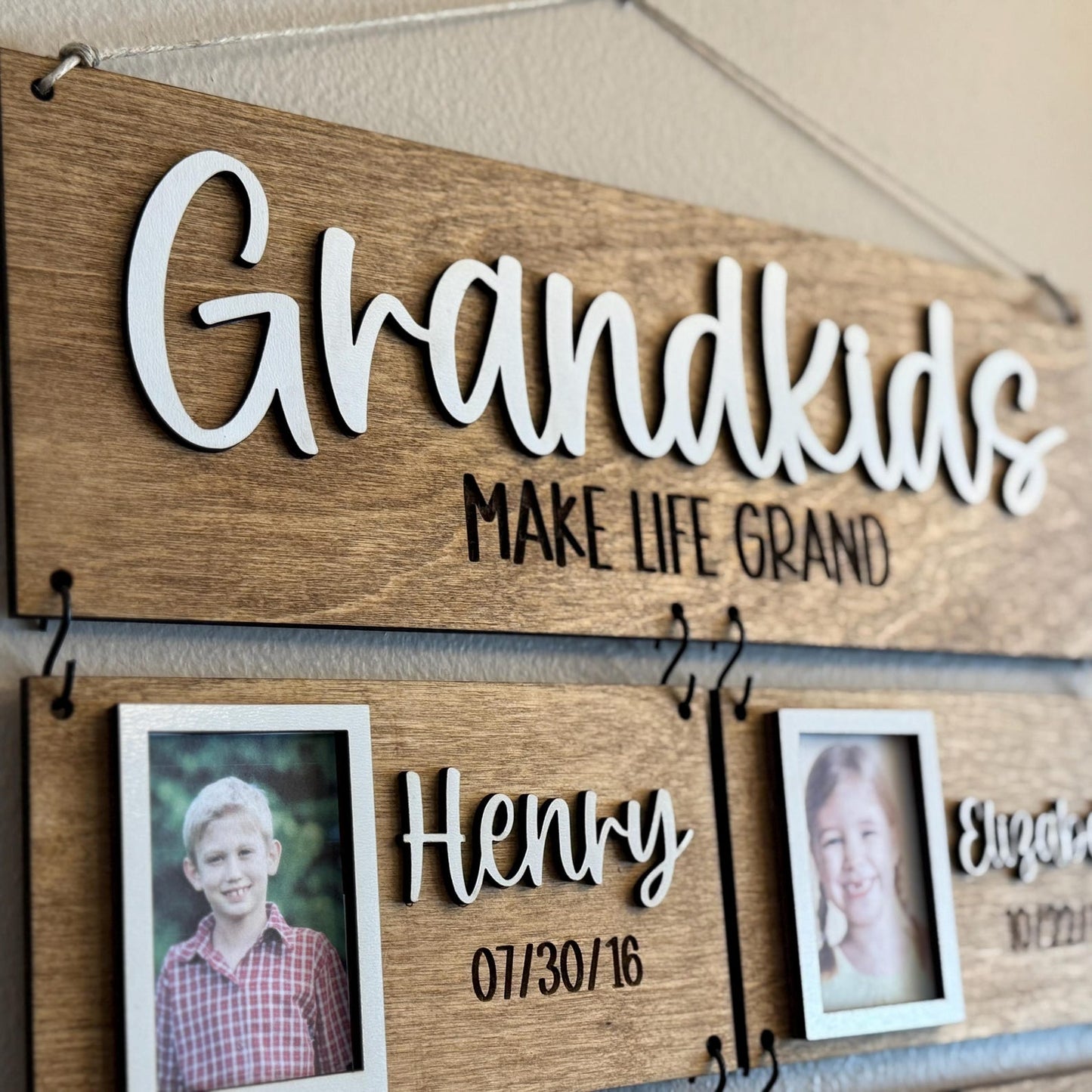 Grandparents Gift Grandkids Picture Frames Grandkids Make Life Grand Mothers Day Gift