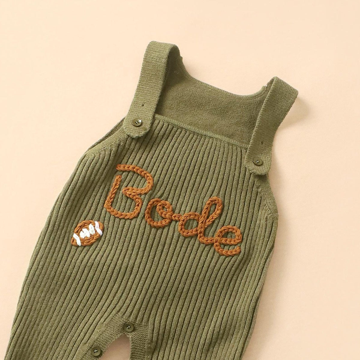 Personalized Baby Football Outfit, Baby Romper  Football, Football Fan Gift
