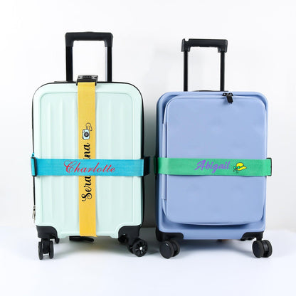 Personalised Luggage Strap,Suitcase Luggage Belt With Your Text