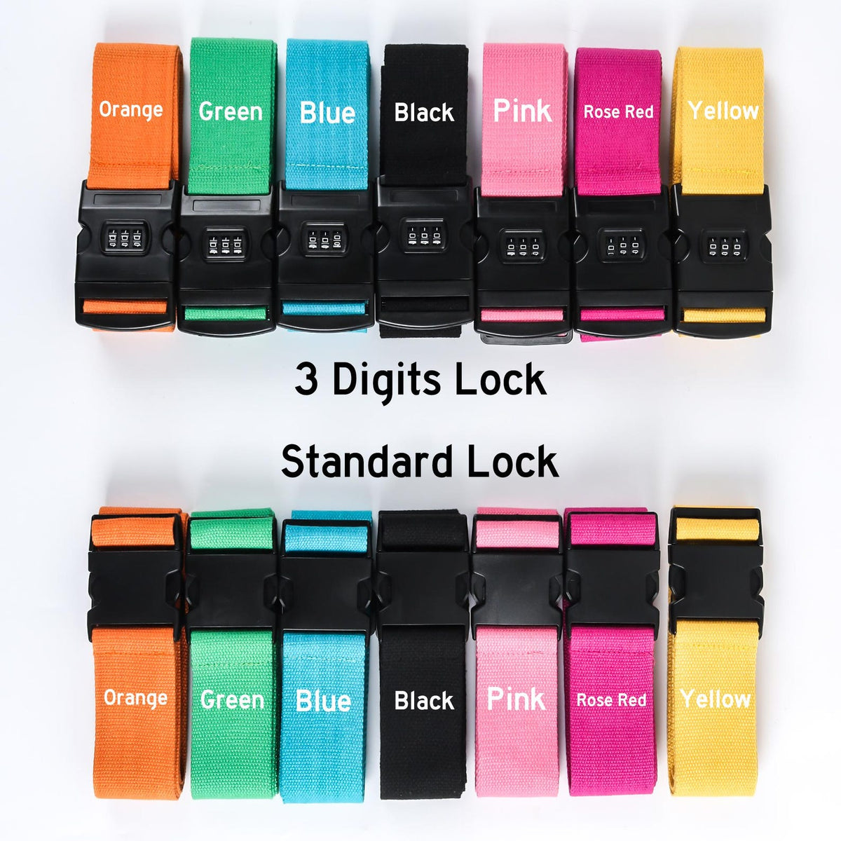 Personalised Luggage Strap,Suitcase Luggage Belt With Your Text