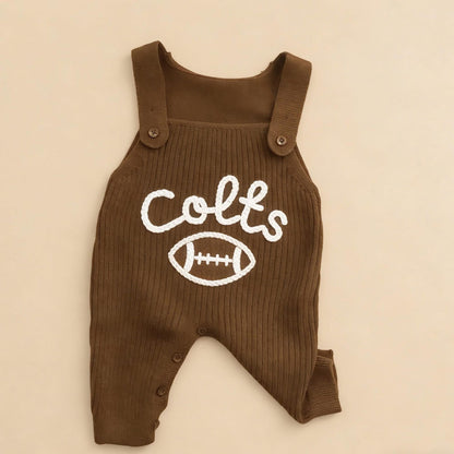 Personalized Baby Football Outfit, Baby Romper  Football, Football Fan Gift