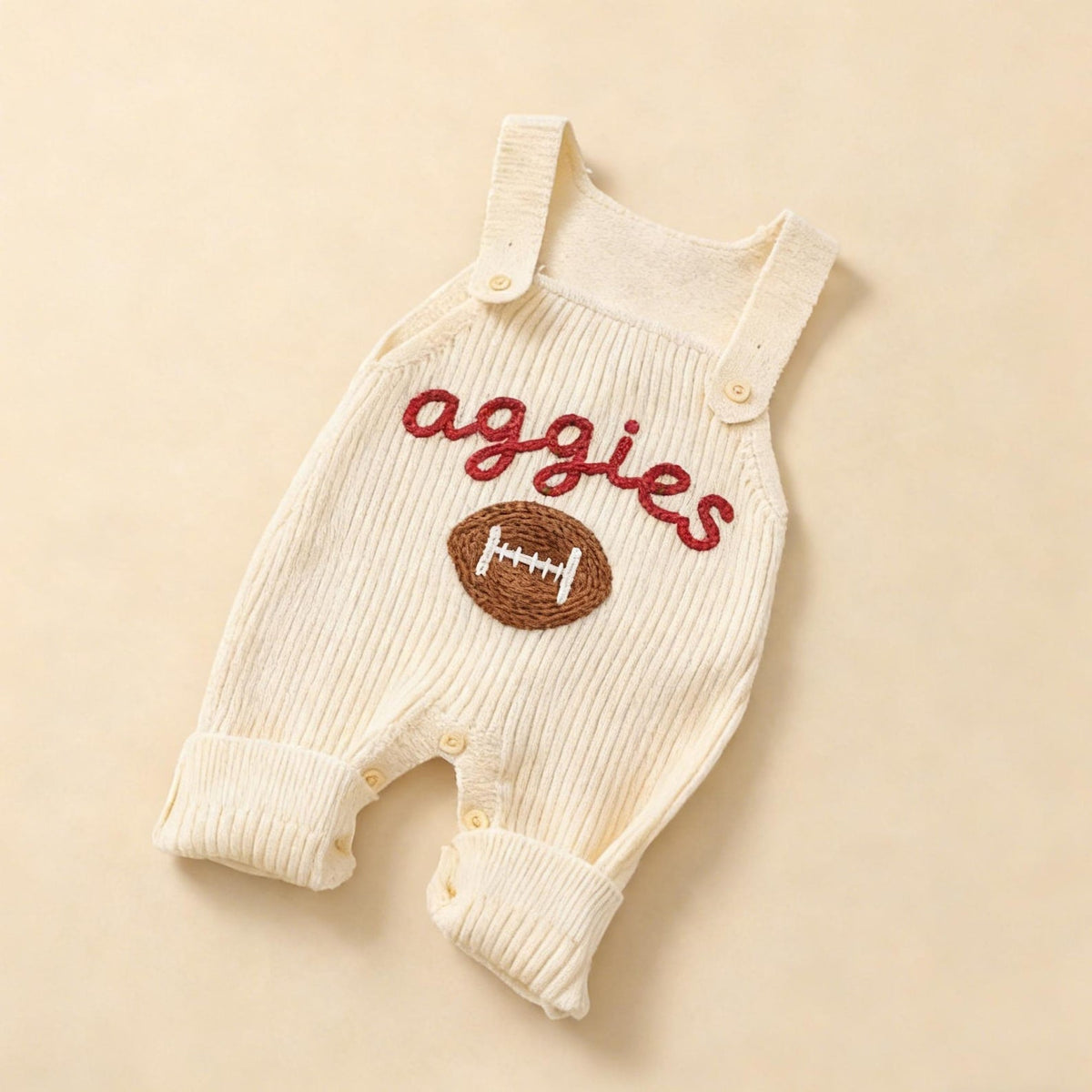 Personalized Baby Football Outfit, Baby Romper  Football, Football Fan Gift
