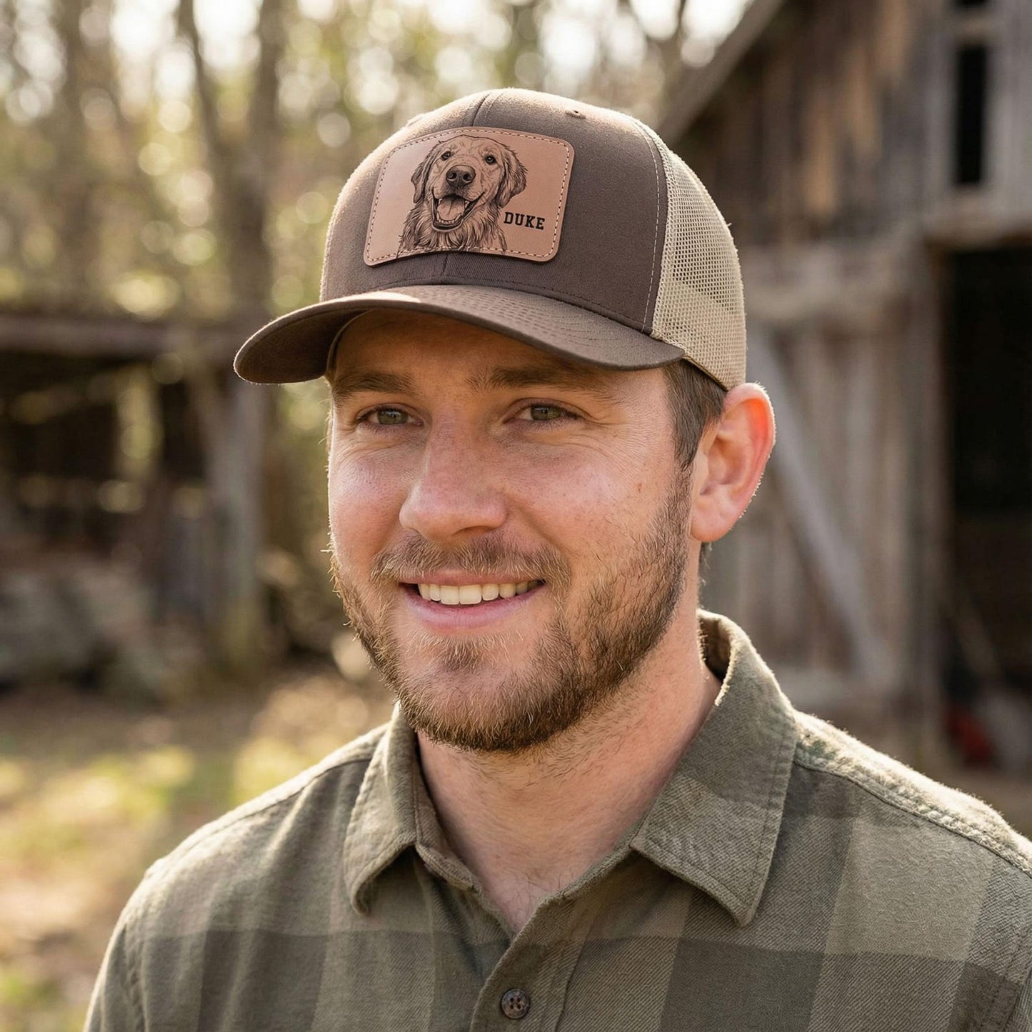 Custom Pet Portrait Trucker Hat