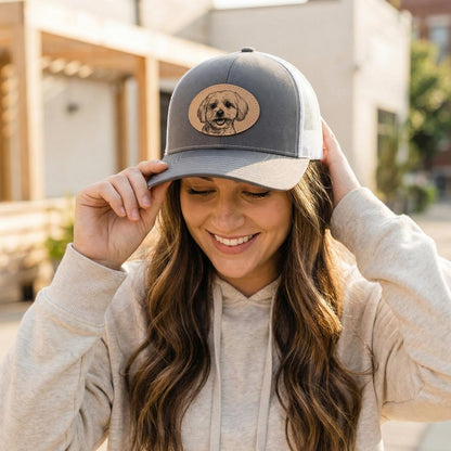 Custom Pet Portrait Trucker Hat