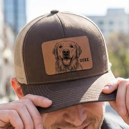 Custom Pet Portrait Trucker Hat