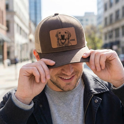 Custom Pet Portrait Trucker Hat