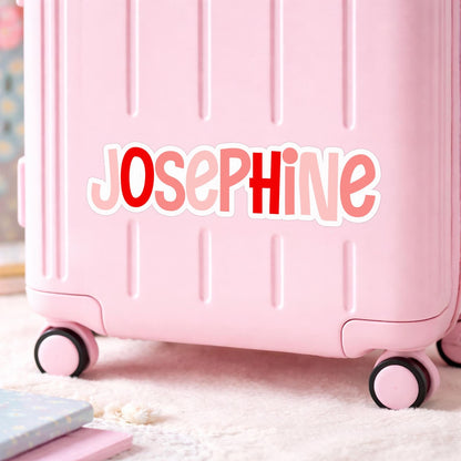 Custom Name Stickers | Waterproof Vinyl Decals for Laptop Water Bottle