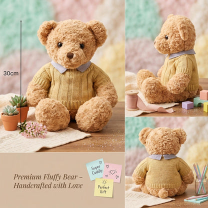 Personalized Teddy Bear, Custom Name Plush Stuffed Animal
