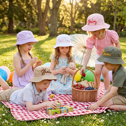 Personalized Hand-Crocheted Baby Summer Hat
