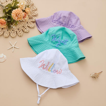 Custom Hand-Crocheted Baby Boy Summer Hat