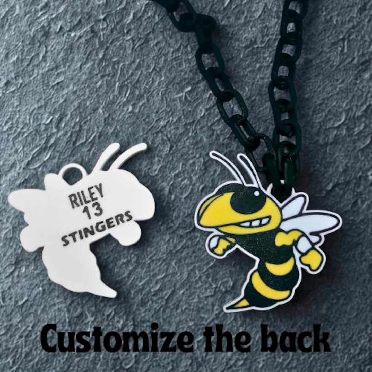 Mini Logo/Hype Chain |  Custom Logo Necklace | Team Gift, Player of the Game,