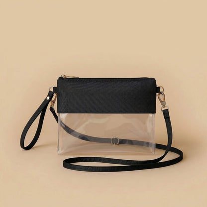 Monogrammed Clear Stadium Bag – Personalized Game Day & Concert Crossbody