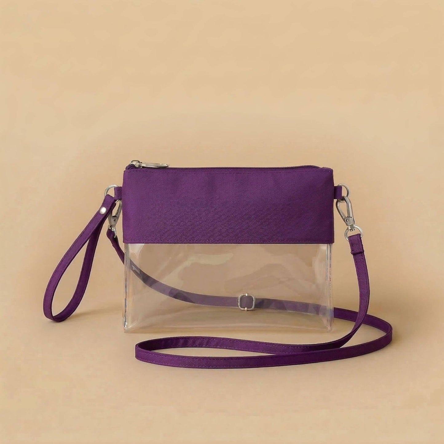 Monogrammed Clear Stadium Bag – Personalized Game Day & Concert Crossbody