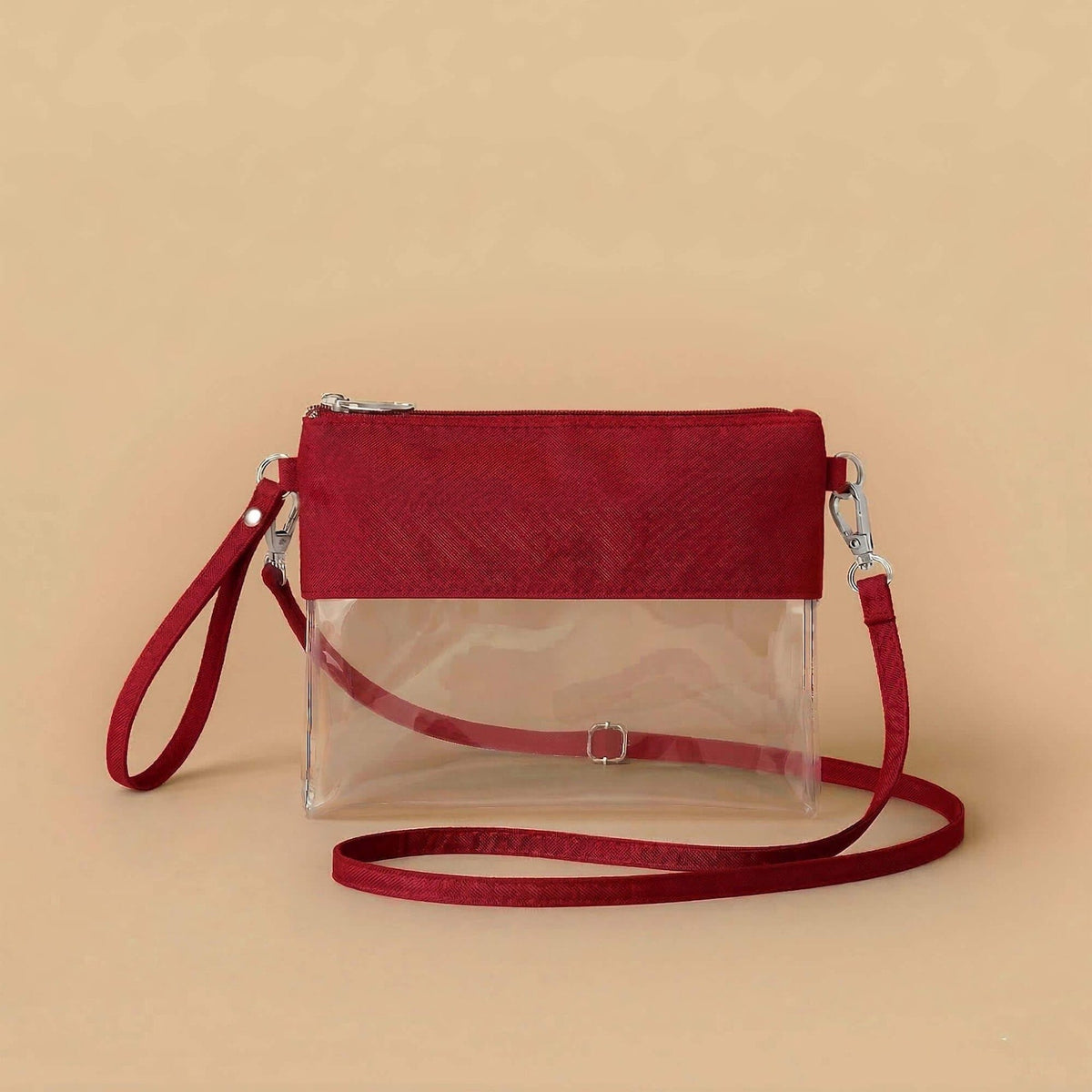 Monogrammed Clear Stadium Bag – Personalized Game Day & Concert Crossbody