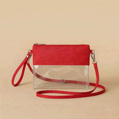 Monogrammed Clear Stadium Bag – Personalized Game Day & Concert Crossbody