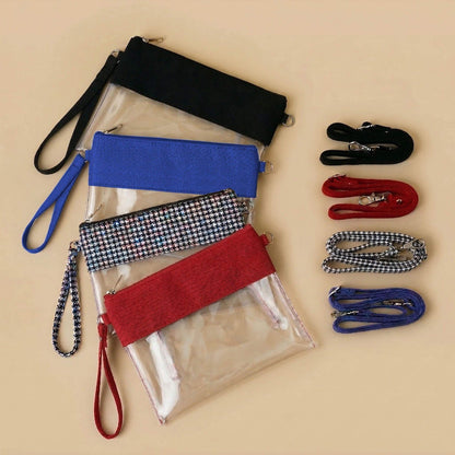 Monogrammed Clear Stadium Bag – Personalized Game Day & Concert Crossbody