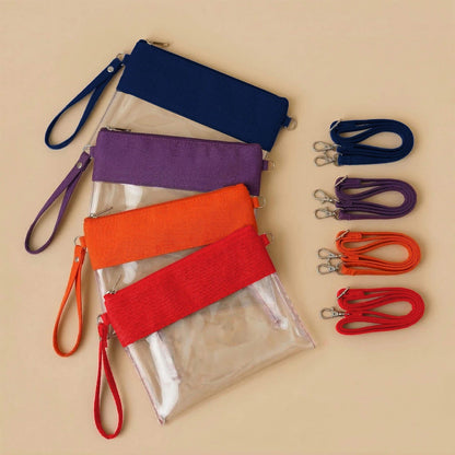 Monogrammed Clear Stadium Bag – Personalized Game Day & Concert Crossbody