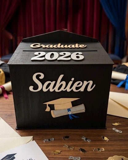 Personalized Graduation Card Box 2026: Keepsake Gift