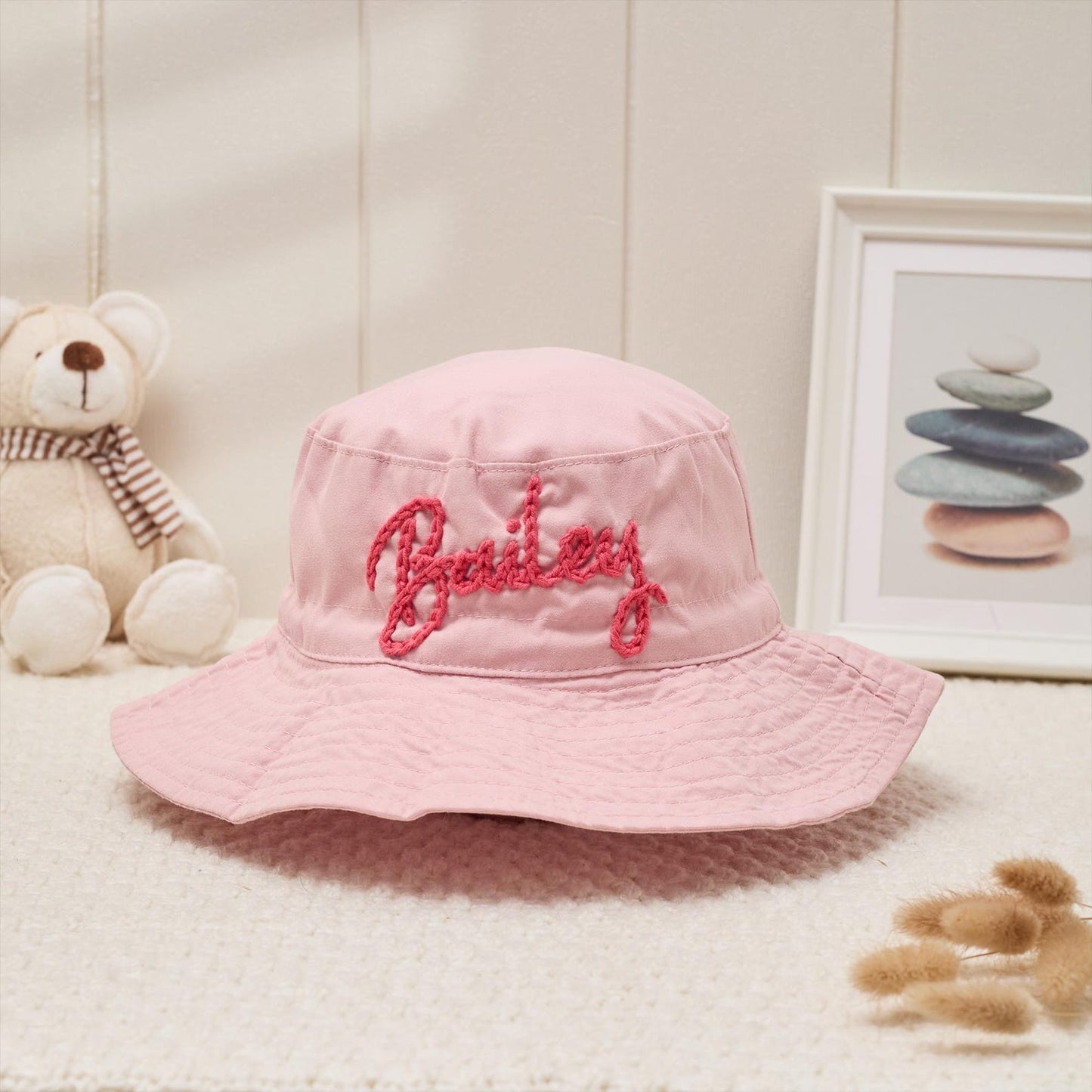 Custom Hand-Crocheted Baby Boy Summer Hat