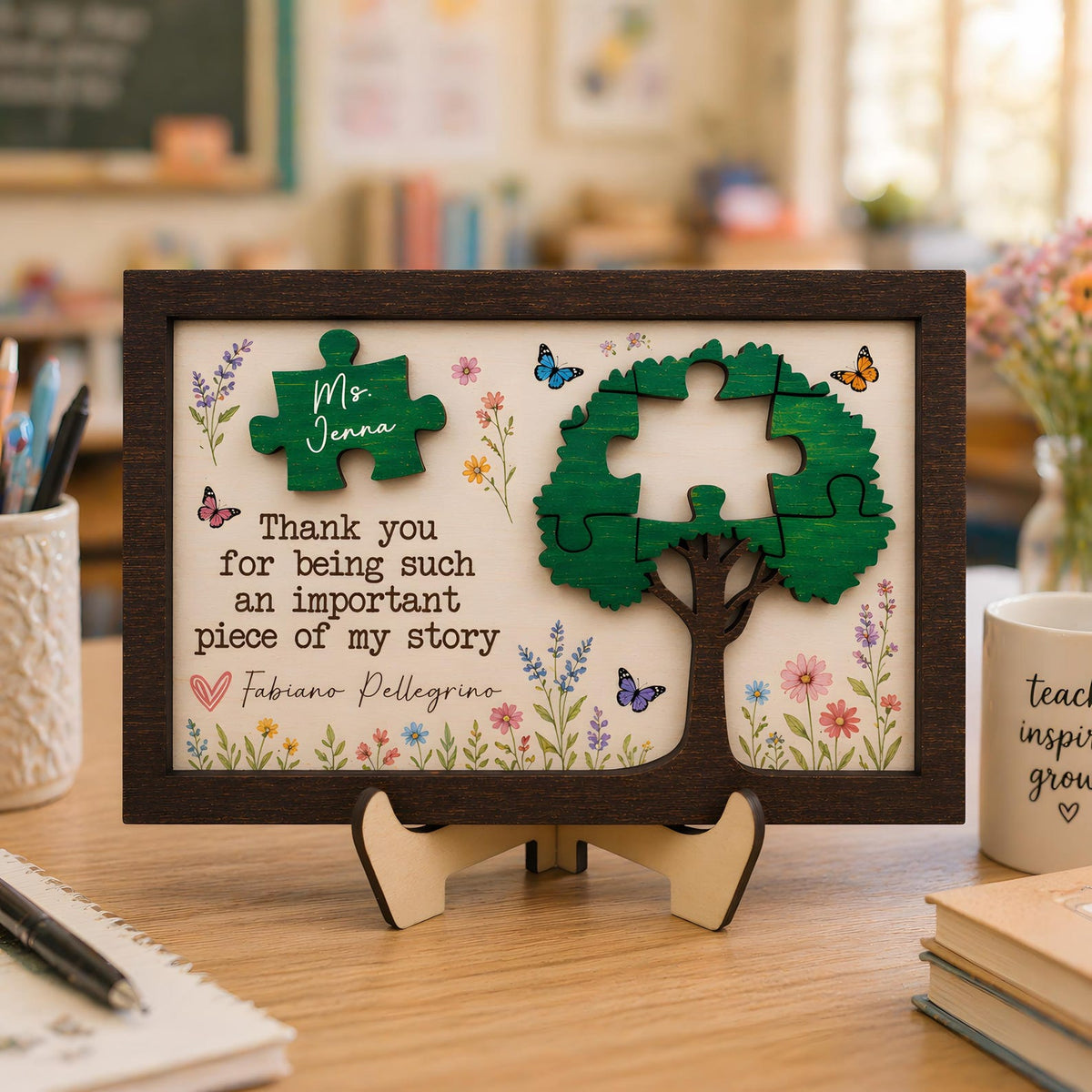 Personalized Teacher Appreciation Gifts, Teacher Gift Sign
