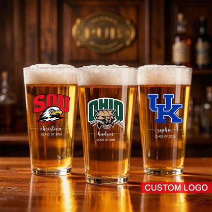 Graduation Beer Glass, Personalized Graduation Gift For Him