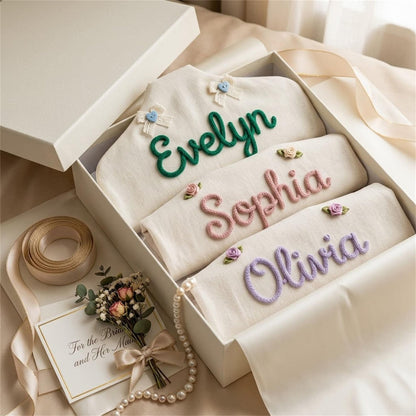 Wedding Hanger Cover, Custom Name Bridal Garment Hanger Sleeve