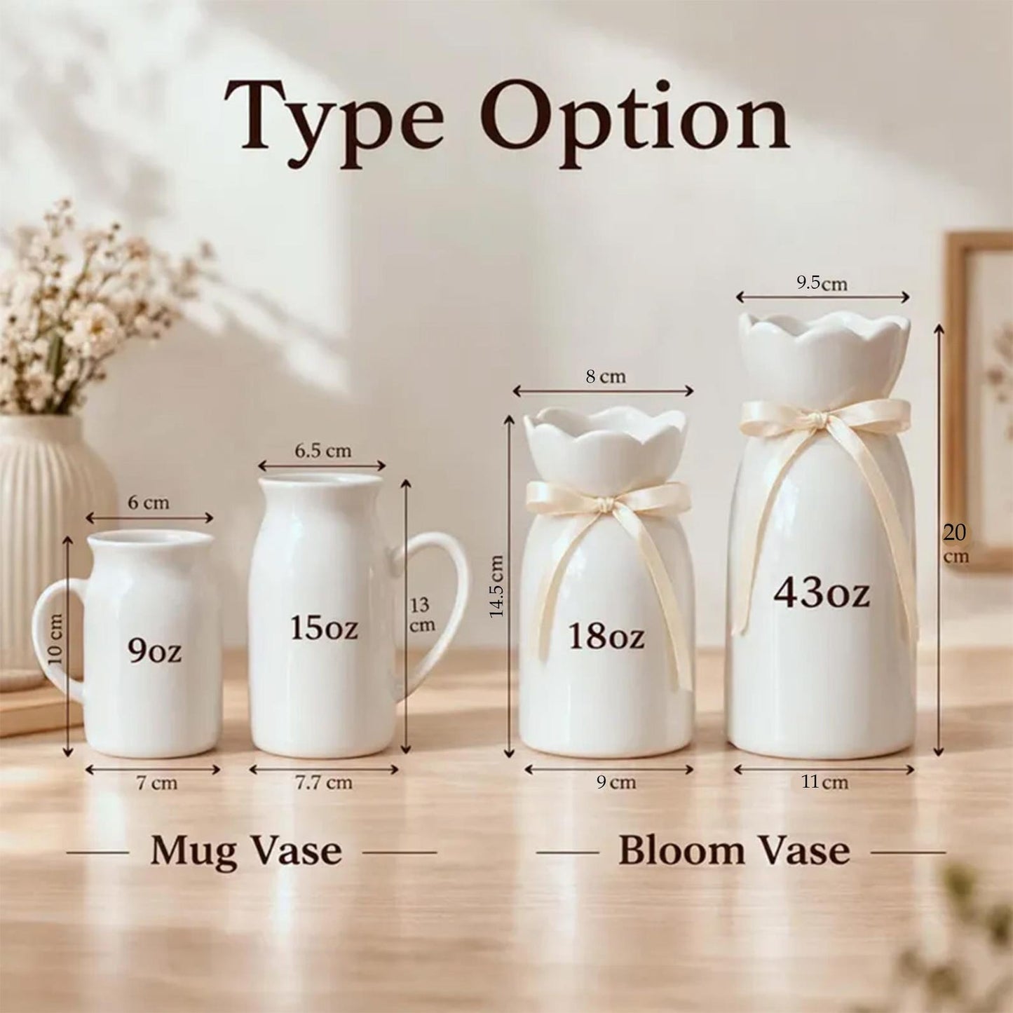 Personalized Pet Watercolor Ceramic Flower Vase, Custom Photo Pet Flower Vase