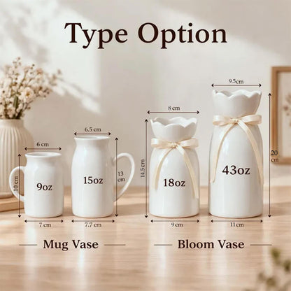 Personalized Pet Watercolor Ceramic Flower Vase, Custom Photo Pet Flower Vase