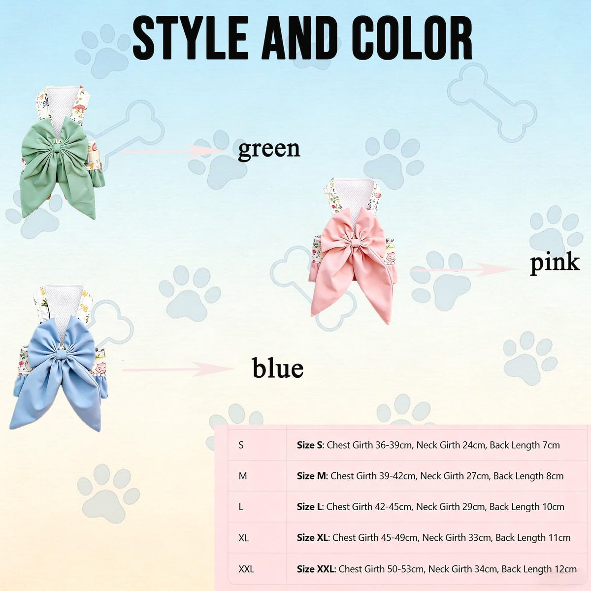 Personalized Dog Harness, Comfortable Adjustable Vest for Tiny to Small Dogs