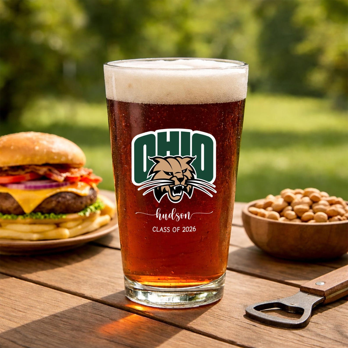 Graduation Beer Glass, Personalized Graduation Gift For Him