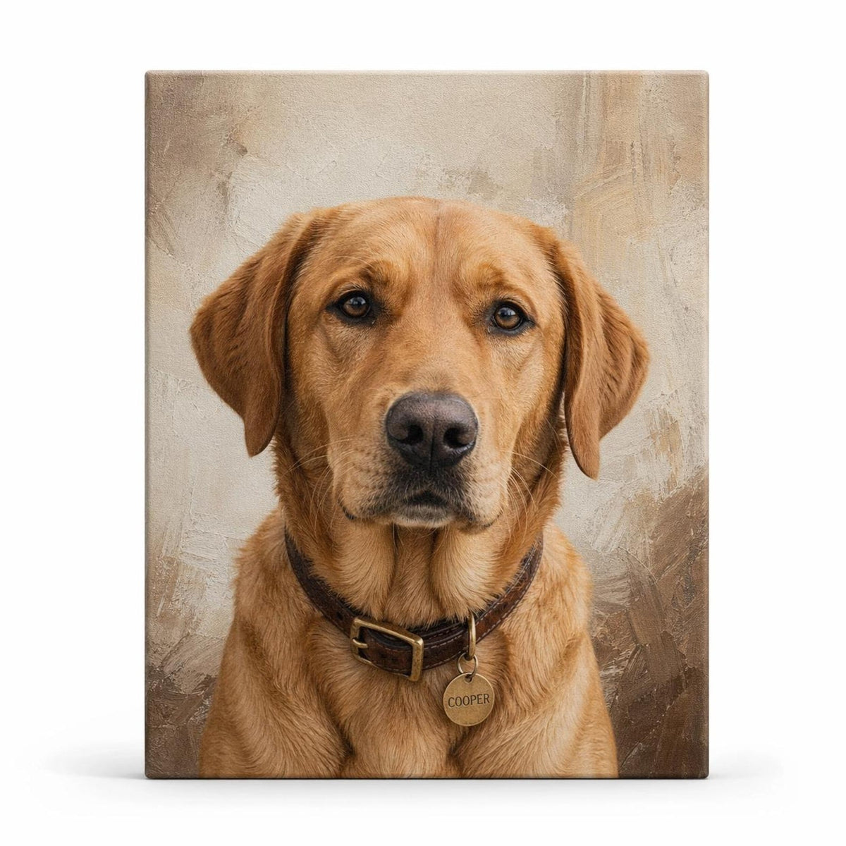 Custom Pet Portrait Photo Canvas, Personalized Memorial Wall Art