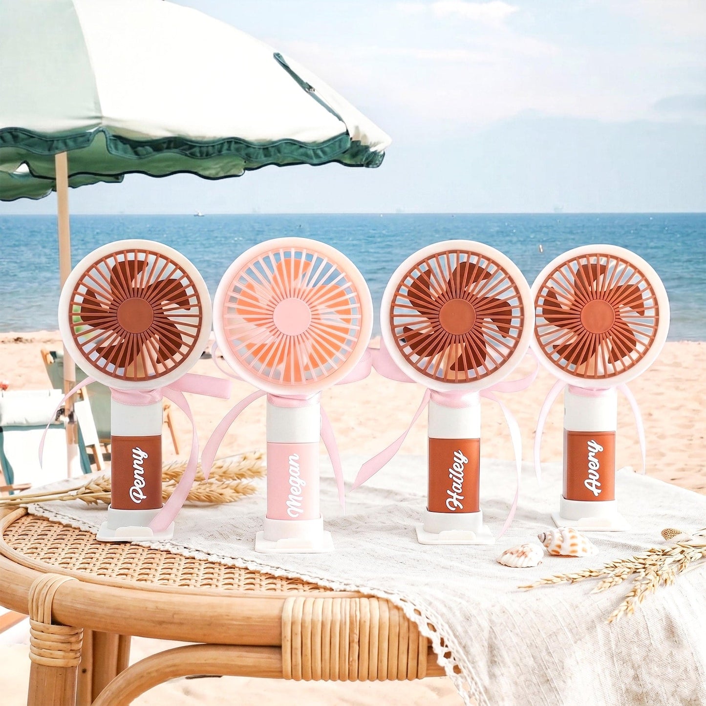 Personalized Handheld Fan: Custom Name, Portable Cooling Gift