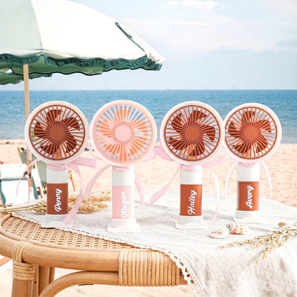 Personalized Handheld Fan: Custom Name, Portable Cooling Gift